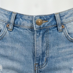 Women Plus Size Denim Shorts Customized Color Streetwear 100 Percent Cotton Fashion <b>Work</b> Half Pants Loose <b>Jeans</b> Wear - Product Image 4