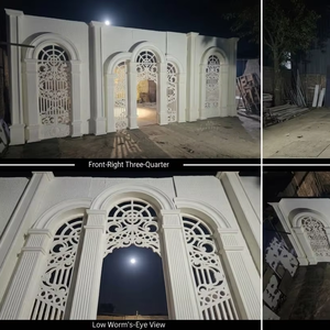 Elegante Fondo de Fibra Blanca para Bodas, Paneles de Decoración de Pared de Lujo para Escenarios, Fondo Arqueado Ornamentado para Eventos, Decoración para Fiestas de Matrimonio - Product Image 3