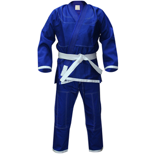 Lightweight White Karate Gi Uniform Designed for Flexibility, Comfort, and Performance with Adjustable Red Waist Belt - Product Image 2
