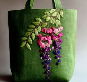 กระเป๋าโท้ทปักลายโบโฮสวยงามประดับลูกปัด พร้อมลวดลายทำมืออย่างมีศิลปะ เหมาะสำหรับแฟชั่นประจำวันและการช้อปปิ้ง - Product Image 1