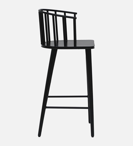 Black PU Leather Seat <b>Adjustable</b> Modern Industrial Bar <b>Stool</b> Counter <b>Height</b> Kitchen Furniture Powder Coated Steel Frame Durable - Product Image 2