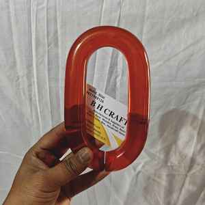 Decoración del hogar: Eslabones de cadena de resina personalizables de gran tamaño y colores claros, eslabones grandes de resina multicolor disponibles. - Product Image 4