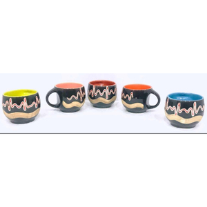 Tasses à café en céramique classiques fabriquées en Inde - Product Image 3