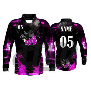 Camiseta de Paintball Sublimada Personalizada para Hombre y Mujer, Uniforme de Paintball de Manga Larga Transpirable para Equipo - Product Image 1