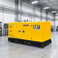 Générateurs diesel silencieux 50 kW, 60 kW, 70 kW, 100 kVA, alimentés par un moteur Caterpillar refroidi par eau, dynamo triphasée, groupe électrogène de secours industriel