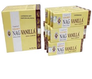 Hot Sale Popular Fragrance Nag <b>Vanilla</b> Hand Rolled Incense <b>Sticks</b> 15 Grams Pack Wholesale - Product Image 1