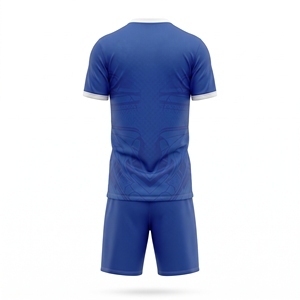 Ensemble de maillots de football personnalisés en gros, uniforme de football à manches courtes, vêtements de sport pour l'entraînement d'équipe - Product Image 2