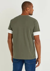 T-shirt décontracté à col rond pour homme, 100 % coton, manches courtes, grande taille, vierge, pour l'été, vente en gros, avec services OEM de qualité économique - Product Image 2