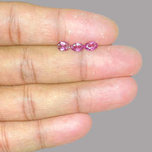 Piedras Preciosas Sueltas, Turmalina Rubelita Natural de 6x4 mm, 33 Quilates en Total, Precio por Quilate - Product Image 2