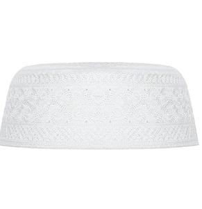 Gorros Musulmanes Topi Kufi, Gorro de Oración para Ramadán en Arabia Saudita, Impermeable, Transpirable, para Viajes, con Logotipo Personalizado, Color Blanco - Product Image 3