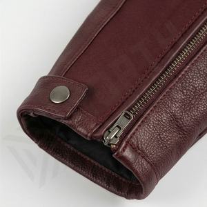 Chaqueta de Motociclista de Cuero Genuino para Hombre de la Mejor Calidad, Nueva Colección de Invierno, Chaquetas de Motocicleta con Protecciones Desmontables Personalizadas - Product Image 6