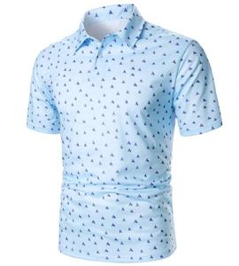 เสื้อโปโลผู้ชายแฟชั่นคุณภาพสูง พิมพ์ลาย สวมใส่สบาย น้ำหนักเบา ระบายอากาศได้ดี แห้งเร็ว เหมาะสำหรับกอล์ฟ สั่งทำได้ ขายส่ง - Product Image 1