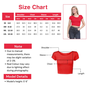 Camiseta Corta Lisa al por Mayor para Mujer, 100% Algodón Poliéster, Cuello Redondo, Color Personalizado, Manga Corta, Top de Verano para Mujer - Product Image 6