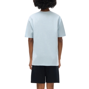 เสื้อยืดคอกลมสีฟ้าอ่อนทรงโอเวอร์ไซส์ ผ้าฝ้าย แขนสั้น สไตล์ลำลอง ขายส่ง เสื้อเปล่า - Product Image 2
