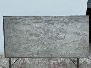 Placage en ardoise ultra-mince de qualité supérieure, épaisseur 1-3 mm, finition argentée brillante, 61 x 122 cm, carré, semi-flexible, placage en marbre naturel, bloc naturel - Product Image 5