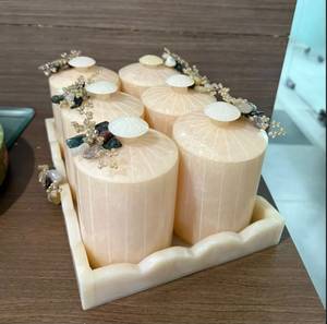 Wholesale Price Resin Dry Fruit <b>Jar</b> Set <b>for</b> <b>Kitchen</b> Use Stackable Design Try <b>for</b> Giveaway Personalised in India Top Selling - Product Image 2