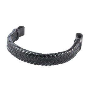 Saman Exports Exclusive Leather Brow band With Snake <b>Braided</b> Design Supplier Manufacturer & Wholesaler All Sizes Available - Product Image 2