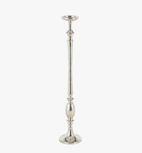 <b>Tall</b> Silver Metal Handmade Eco-Friendly <b>Candlestick</b> Holder Elegant Pillar Candle Stand Wedding Centerpiece Table Decor Luxury - Product Image 1