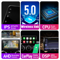 Pemutar Multimedia Universal 9-inci untuk Mobil, Sistem Operasi Android 15, dengan Dukungan DSP dan SIM 4G