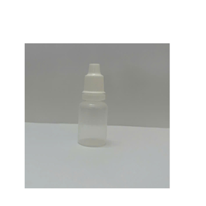 Cylindrical PP Plastic Dropper Bottle with <b>Flat</b> Bottom <b>White</b> Color Cosmetic Use Sealing <b>Cap</b> APS Brand Model C0078 - Product Image 1