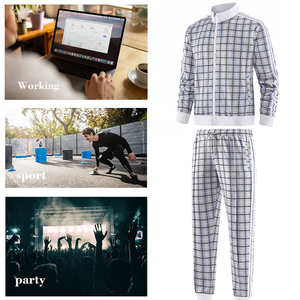 Ensemble de survêtement décontracté pour homme en molleton de coton avec sweat à capuche et pantalon de jogging, fermeture éclair intégrale, prix de gros personnalisé - Product Image 5