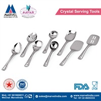 Ensemble d'ustensiles de cuisine écologiques en acier inoxydable chromé de qualité supérieure, 8 pièces, cuillères de cuisine, écumoires profondes, spatules, finition polie miroir