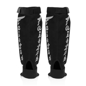 Latest Model Fair tex Shin Pad Guard Genuine Cowhide Leather Lightweight Eco-Friendly Protection Gear Custom Logo <b>Training</b> - Product Image 4