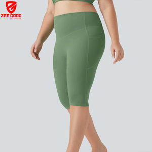 Leggings pour femmes à taille mi-haute en tricot de haute qualité, confortables, légers, à séchage rapide, respirants, pour le yoga et la remise en forme - Product Image 1