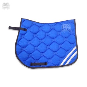 Tapis de selle pour cheval en coton matelassé avec rembourrage en mousse, design personnalisé, faible MOQ, vente chaude - Product Image 2