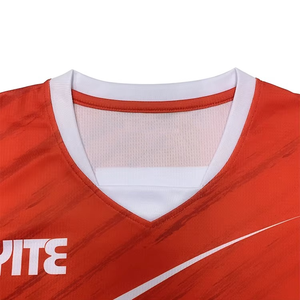 Tenues de volley-ball professionnelles en gros, couleurs rouge et bleu, personnalisation de la marque, prix d'usine - Product Image 4