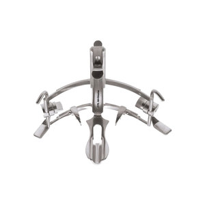 Retractor de mordaza bucal de acero inoxidable Dingman, instrumento quirúrgico duradero ranurado para procedimientos orales y maxilofaciales - Product Image 5