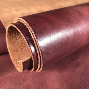 Veg Tan Cow Pull-Up Leather para varios propósitos Cinturón Muebles Sofá Zapatos Equipaje Disfraces Cortina con patrón de grano terminado - Product Image 1