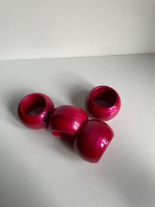 Wholesale Price Wooden Resin Napkin Rings Set Blue Accent <b>Table</b> Decor <b>Dining</b> Accessory Modern Kitchen Styling Set - Product Image 4