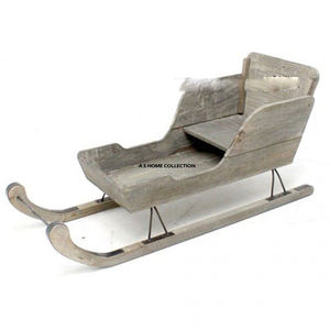 Nouvelle luge de Noël en métal galvanisé, faite à la main, best-seller et de haute qualité, avec boîte du Père Noël, à prix exceptionnel - Product Image 6