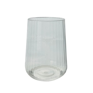 Vente en gros de verres à vin sans pied en plastique incassable à nervures, très demandés - Product Image 4