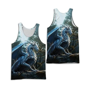 เสื้อกล้ามออกกำลังกายผู้ชายแบบสั่งทำ OEM สำหรับฟิตเนส ฝึกซ้อม และเล่นกีฬา - Product Image 2