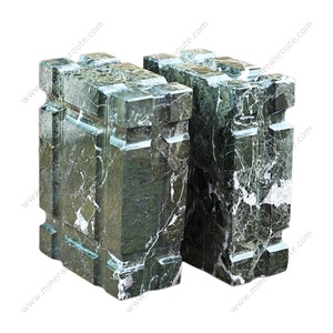 Meilleures ventes : Serre-livres en marbre vert jungle au design unique, support décoratif pour la maison, cadeau spécial, support de livres en marbre - Product Image 2