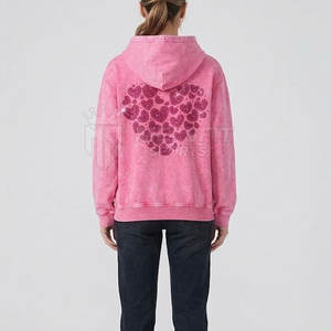 Sudaderas de Punto con Pedrería y Lavado Ácido para Mujer, Modernas, Ligeras, de Secado Rápido, Tejido Cómodo, Perfectas para el Uso Diario - Product Image 4
