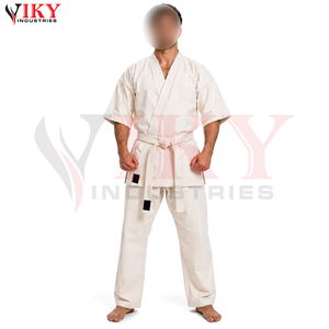 Uniformes de karaté sur mesure en toile 100% coton 10oz 12oz 14oz, vêtements d'arts martiaux, combinaisons de karaté - Product Image 3