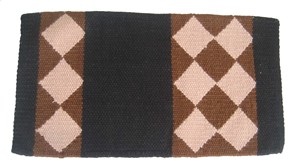Classic Argyle New Zealand Wool Saddle <b>Blanket</b> Western Horse Pad <b>Thick</b> Soft Durable Breathable Equestrian Riding Saddle Cloth - Product Image 3