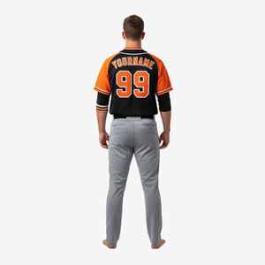 Vêtements de sport respirants à séchage rapide, uniforme de club de baseball, design de logo personnalisé, uniforme de baseball de qualité supérieure avec design par sublimation - Product Image 3