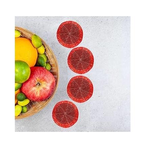 Sous-verres de luxe perlés à la main, résistants à la chaleur, fabriqués en Inde, cadeaux de déménagement, sous-verres promotionnels - Product Image 1