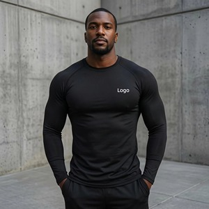 Ropa Deportiva al por Mayor de Fábrica, en Stock, MOQ Bajo, Personalizable, para Todas las Temporadas, Unisex, Juvenil, Duradera, de Secado Rápido, Camiseta de Manga Larga - Product Image 3