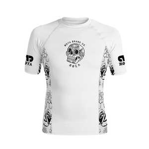 เสื้อรัดกล้ามเนื้อ MMA แบบพรีเมียมสั่งทำพิเศษ สำหรับ No Gi BJJ ยืดได้ 4 ทิศทาง แห้งเร็ว พิมพ์ลายแบบ Sublimation สำหรับชุดกีฬา - Product Image 1