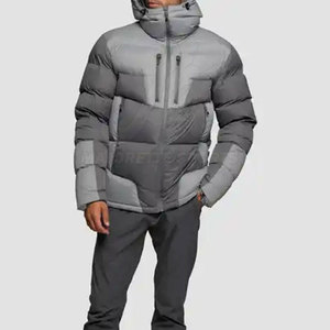 Lightweight Windproof Outdoor Men Puffer Jackets For <b>Winter</b> Warmth Breathable <b>Quilted</b> Padded Bubble Top - Product Image 3