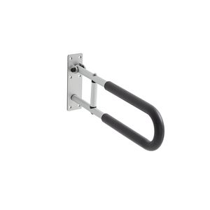 Barra di Sicurezza per WC a Forma di U da 23,8 Pollici, Pieghevole, Antiscivolo, per Anziani, Uso Ospedaliero - Product Image 1