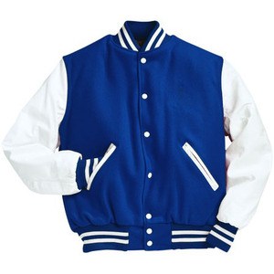 Blouson universitaire réversible en laine de baseball personnalisé, style Letterman, respirant, avec logo brodé fini, qualité supérieure - Product Image 1