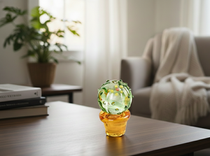 Globe en verre artisanal avec animaux, décoration Art Déco, cristal, pour la maison, le bureau, le tableau de bord de la voiture, objet décoratif, cadeau - Product Image 4