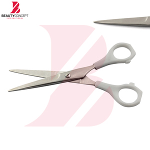 Ciseaux de barbier professionnels en acier inoxydable avec poignée en plastique et logo personnalisé de la plus haute qualité – Outil de coiffure professionnel - Product Image 3