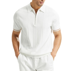 Camisetas Polo de Algodón Lisas con Cierre para Hombre, Personalizables con Logotipo, Estilo Casual, Corte Recortado, con Cierre, Modelo 2026 - Product Image 5